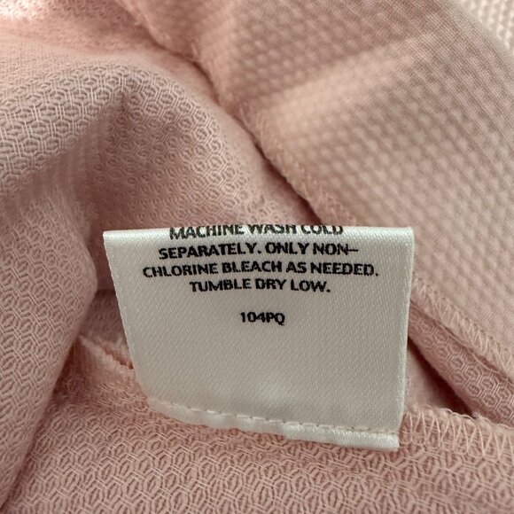 Eileen‎ Fisher Jacket Women's Large Pockets Snap Front Textured Blazer Pink - Picture 14 of 14